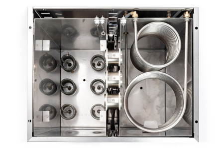 Аквадистиллятор Liston A 1125 со встроенным сборником (25 л/час, сборник 50 л) (корпус из нержавеющей стали)